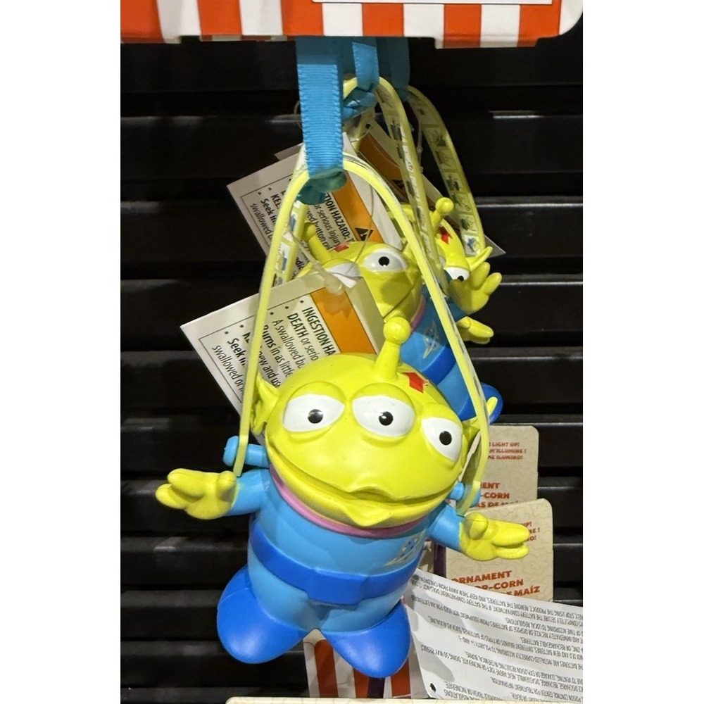 Disney Parks 2025 Toy Story Alien Popcorn‎ Bucket Ornament Light Up NEW